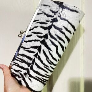 Zebra Print Clutch